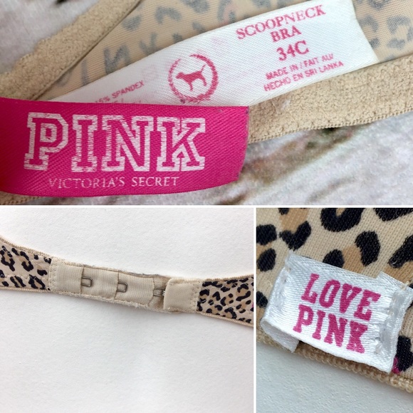 HEAVY WEAR PINK Victoria’s Secret Scoopneck Bra VS - Picture 6 of 8
